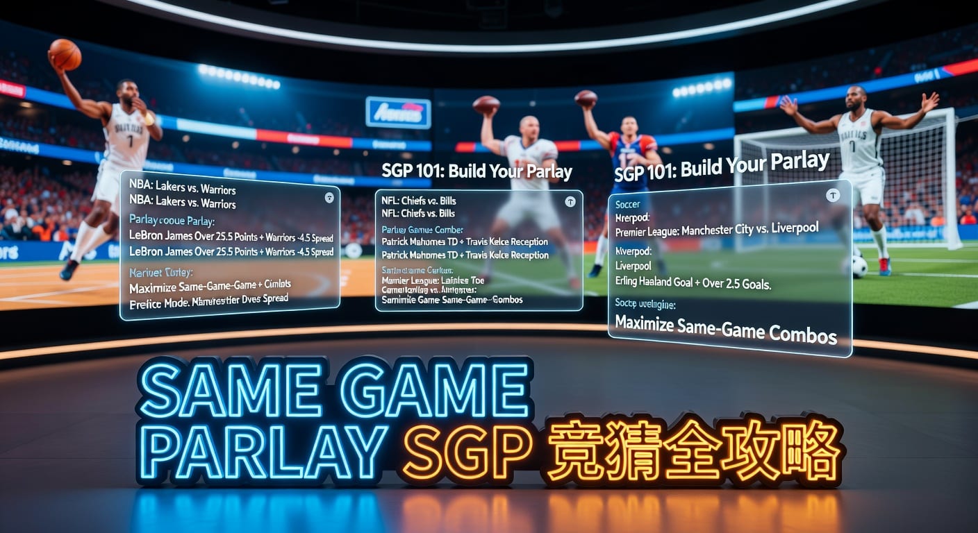 Same Game Parlay (SGP) 深度解析：华体会体育助您玩转一体化投注
