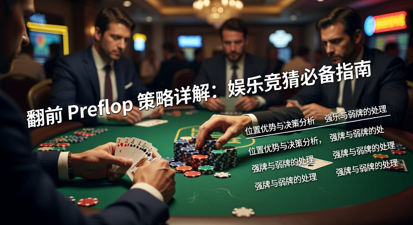 翻前 preflop：2026年赛前判断与投注技巧