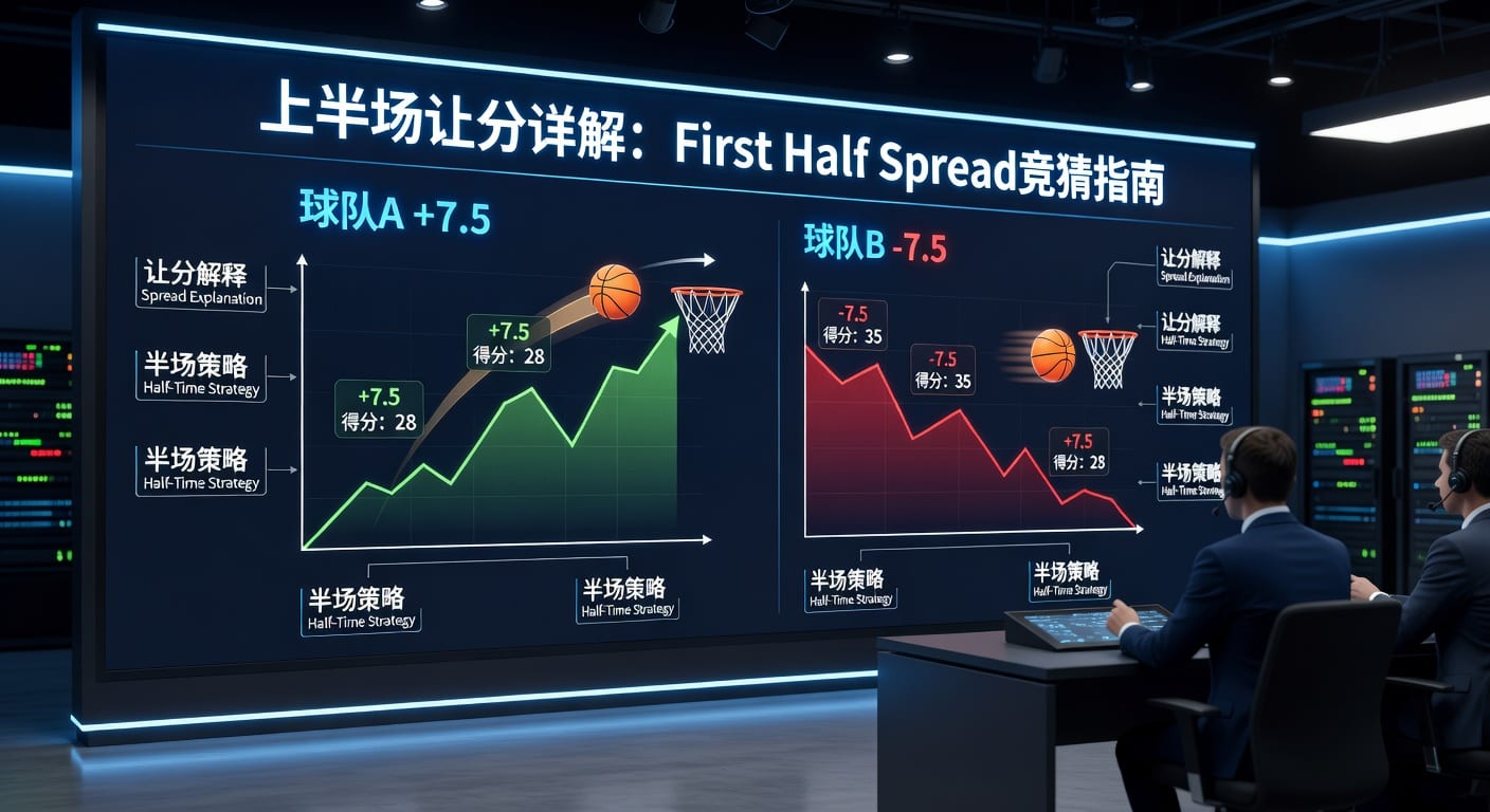 上半场让分 first half spread：临场判断与投注技巧