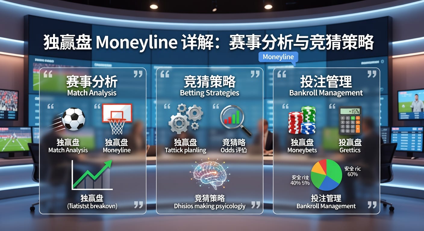 独赢盘 moneyline：投注技巧与实战理解